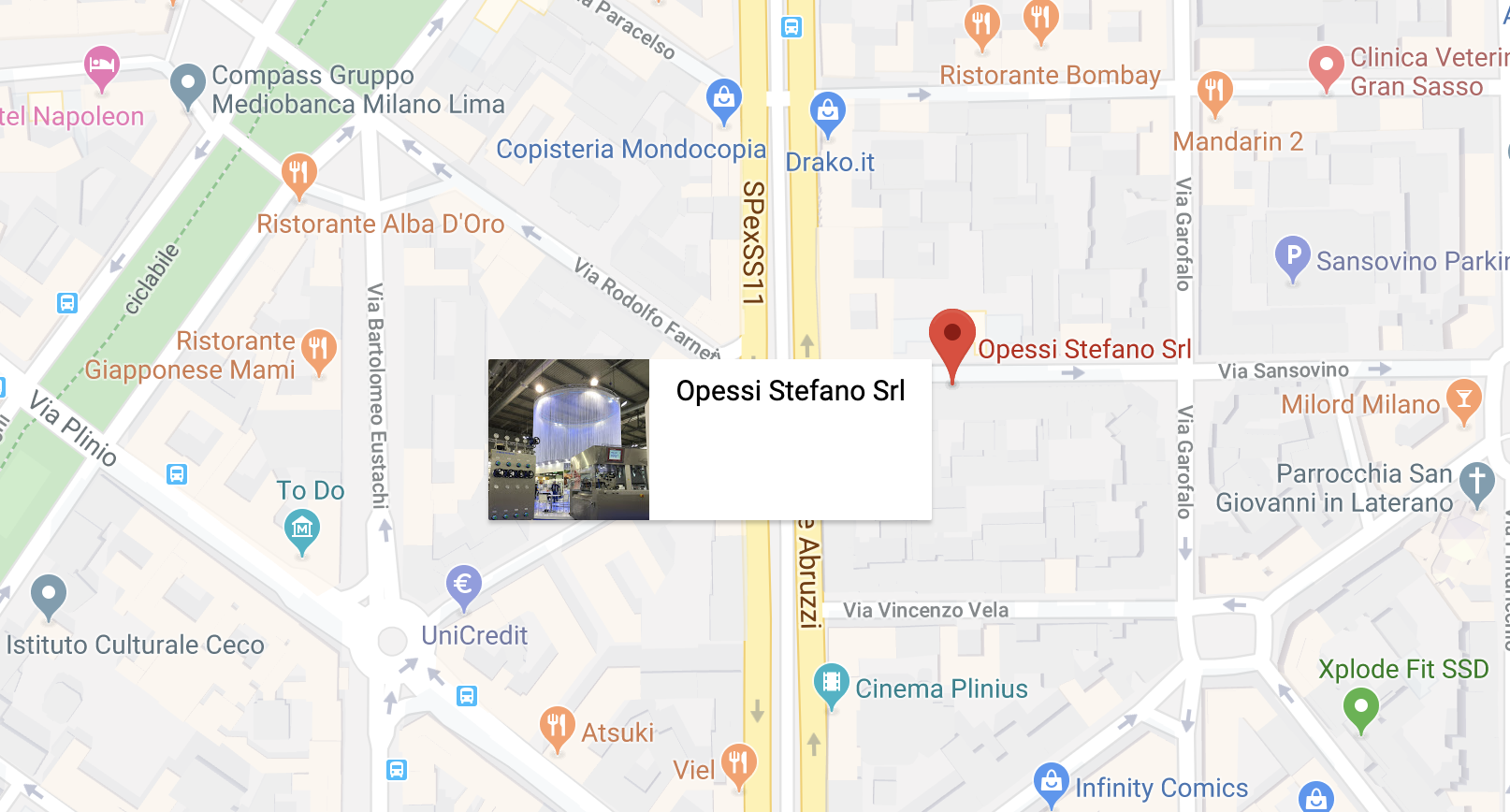 sede opessi vai alla mappa di google